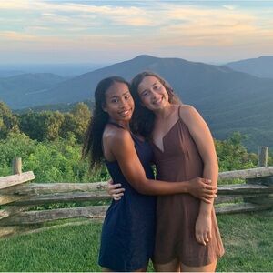 brown linen dress w adjustable straps